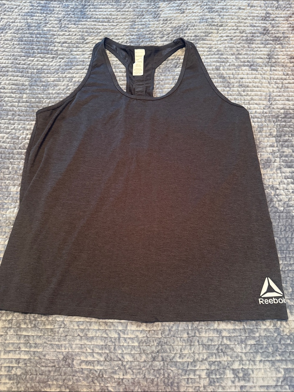 Reebok Black Racerback Performance Tank Top